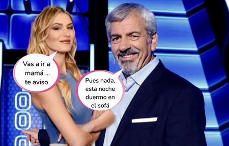 Carlos Sobera se va de la lengua y pone en un aprieto a su hijastra, Arianna Aragón, la atractiva azafata de 'El Precio Justo'