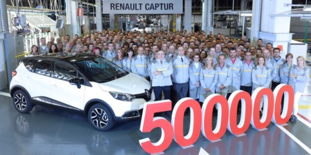 El Renault Captur medio millón se ha fabricado en Valladolid