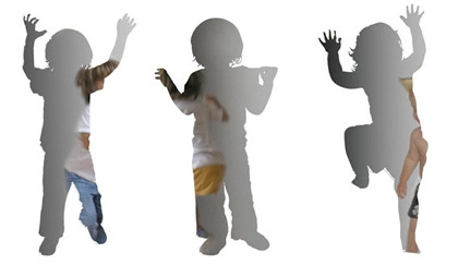 Espejos infantiles... con forma de niño