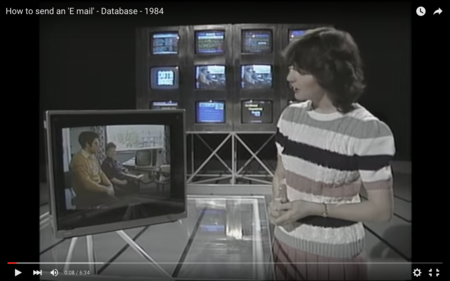 Así explicaban cómo enviar un correo electrónico en 1984