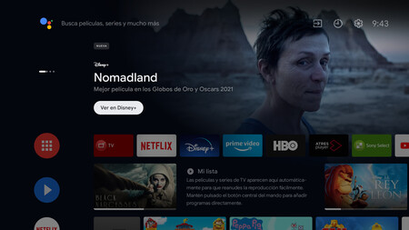 Casi todos los televisores Sony con Android TV actualizan la pantalla de inicio y ahora se parece más a la de Google TV