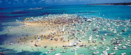 La isla brasileña que solo existe 20 días al mes
