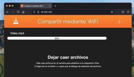 vlc video compartir web ipad