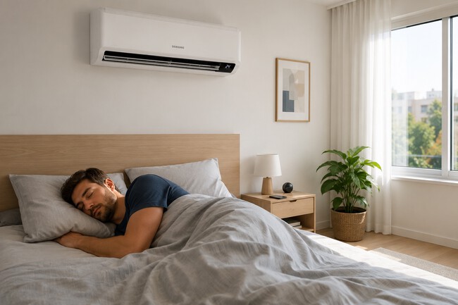 Durmiendo Con Un Aire Acondicionado Samsung