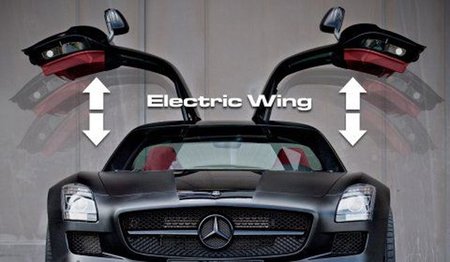 Kicherer añade un motor eléctrico a las puertas del Mercedes SLS AMG