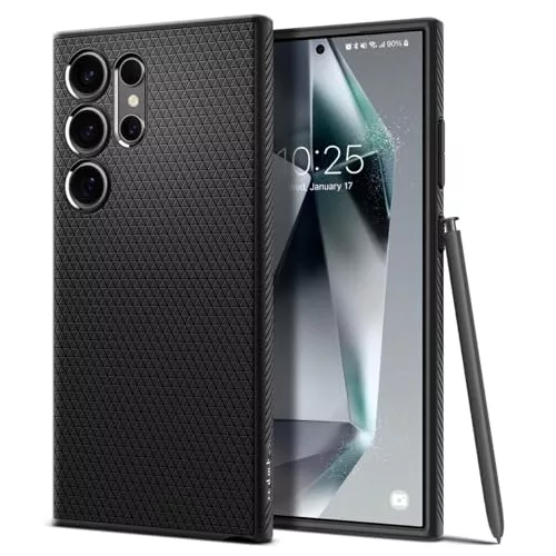 Spigen Funda Liquid Air Compatible con Samsung Galaxy S24 Ultra 5G - Negro Mate