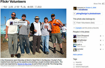 flickr lanza gente en imágenes, etiquetando a personas al estilo facebook