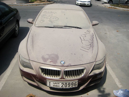 Alerta internacional: BMW M6 cogiendo polvo en Dubai