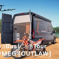 Esta furgoneta camper esconde un garaje gigantesco y todas las comodidades, pero no es nada barata