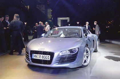 Audi R8 en el Paris Motor Show