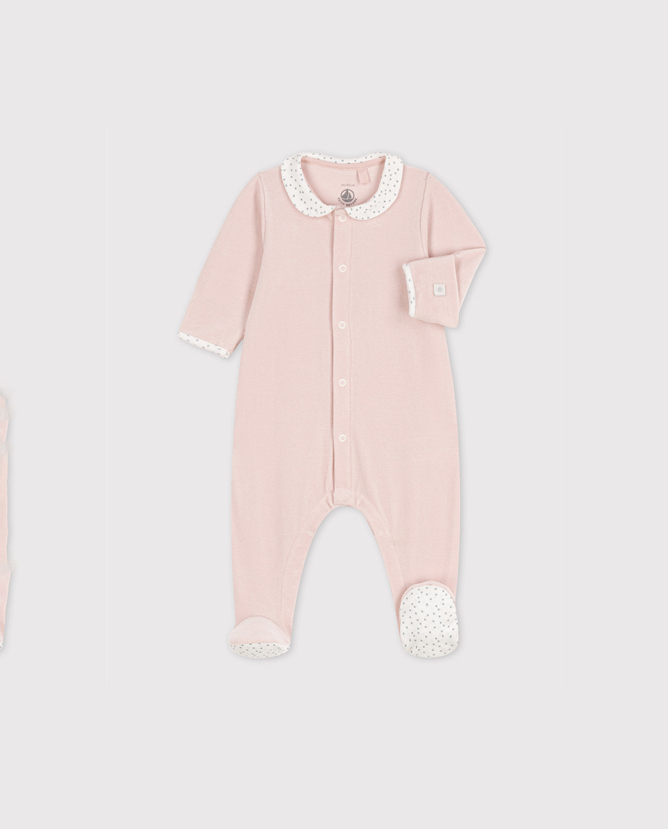 Pelele de terciopelo para bebé