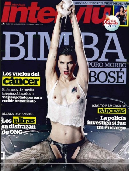 Y Bimba Bosé se despelotó para Interviú