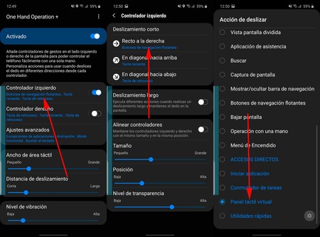 Panel Virtual Samsung Galaxy