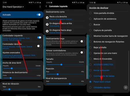 Panel Virtual Samsung Galaxy