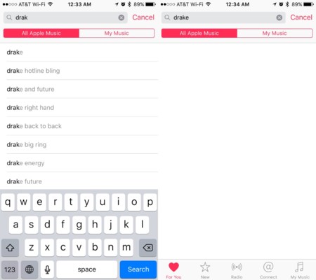 Quejas de algunos usuarios: el buscador de Apple Music deja de funcionar en iOS