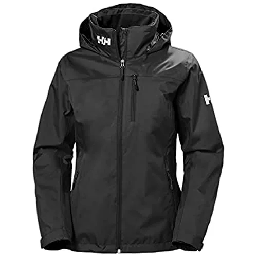 Helly Hansen W Crew Hooded Midlayer Jacket Chaqueta, Negro, M Mujer