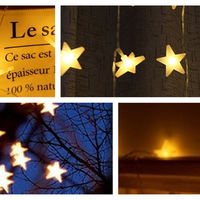 Llena de luz tu terraza con esta guirnalda de estrellas por 5,99 euros y envío gratis en Amazon 