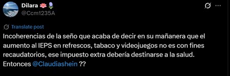 Impuesto Juegos Claudia Sheinbaum Mexicanos Reacciones
