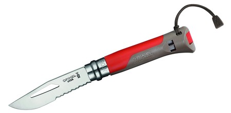 Esta navaja todoterreno Opinel 8 outdoor te sacará de cualquier apuro al aire libre por sólo 17,12 euros