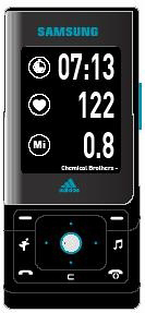 Samsung SGH-F110 con Adidas