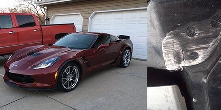 Corvette Grand Sport siniestro total