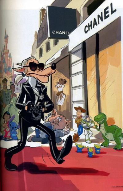 Los personajes de Disney imitan a los grandes diseñadores masculinos