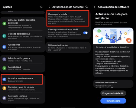 Actualizacion One Ui