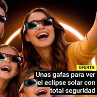 Si ya estás pensando en el eclipse solar, este pack de gafas certificadas está ahora a muy buen precio