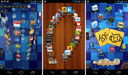 best android launcher TSF Shell 3D