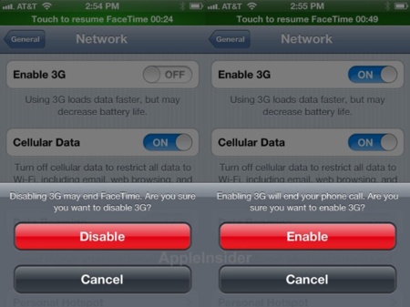 Imagen de la semana: las nuevas alertas de FaceTime en iOS 5.1.1