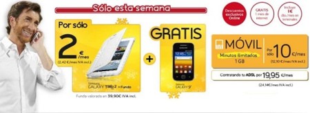Jazztel refuerza su apuesta por terminales con un nuevo pack de smartphone más tablet