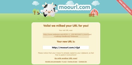 Moourl, otro acortador de direcciones largas