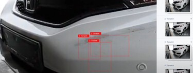 Imagen de túneles con IA para detectar daños en coches de alquiler