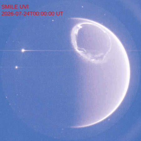 Smile S First Ultraviolet Footage Shows Auroral Substorm