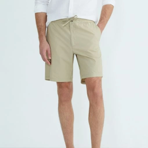 Bermuda hombre goma popelín
