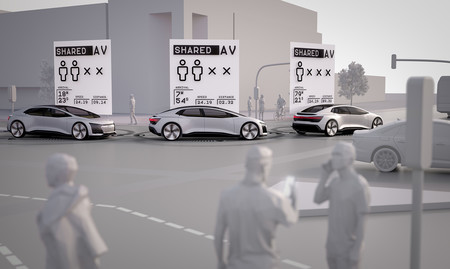 Los coches autónomos y compartidos nos harán perder menos tiempo en atascos, o eso dice Audi