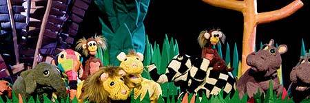 Elmer y Wilbur, teatro de títeres