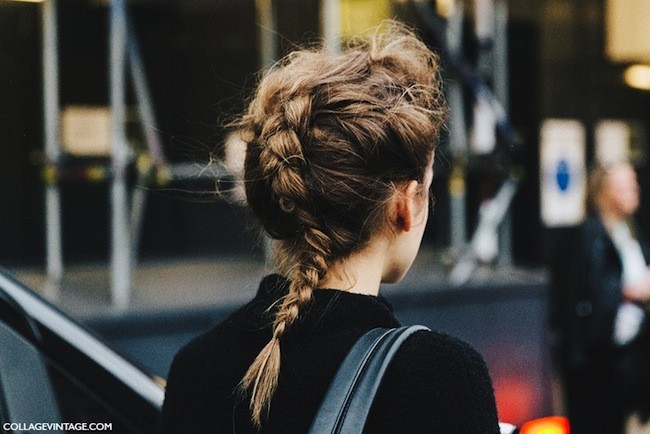 London Fashion Week Spring Summer 16 Lfw Street Style Collage Vintage Braids Simone Rocha 790x527