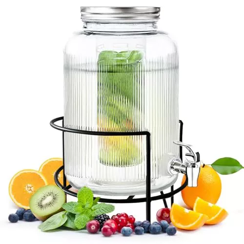 Tarro Dispensador de Vidrio con Grifo