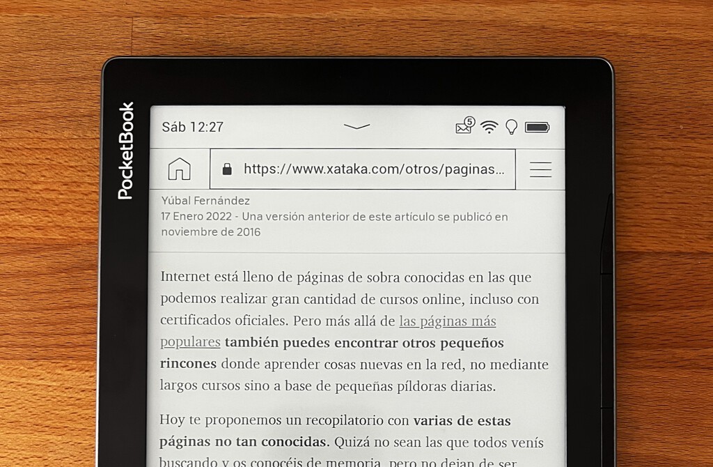 PocketBook InkPad Lite: análisis, características, precios y ...