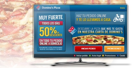 Domino's Pizza lanza la primera aplicación para pedir comida a domicilio desde el televisor
