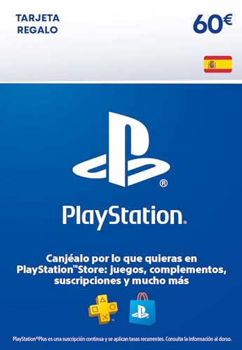 60€ PlayStation Store Tarjeta Regalo 