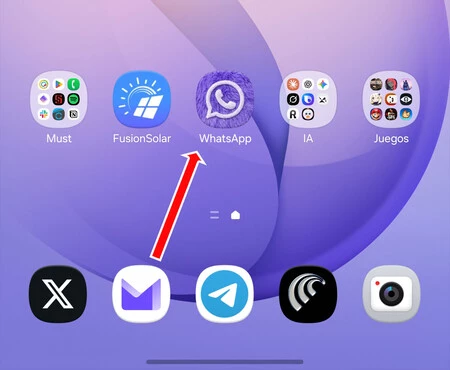 Cambio de icono gracias a WhatsApp Plus