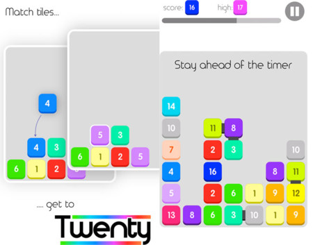 Twenty, el nuevo juego de lógica para los que se engancharon a Threes!