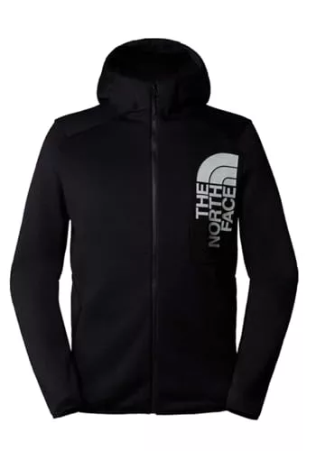 The North Face Merak Hoodie Chaqueta polar para hombre Tnf Black/Tnf White/Npf L