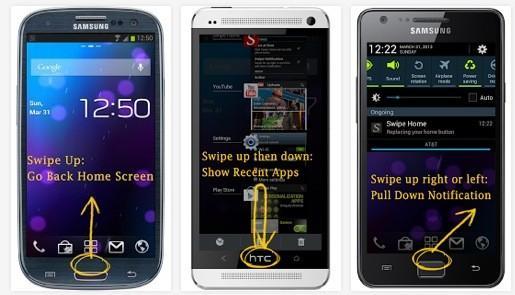 Swipe button