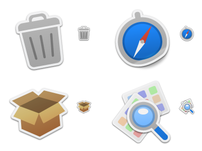 Sticker Pack 1, nuevos iconos de David Lanham