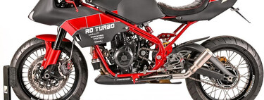 Mientras esperamos a la Yamaha RD 350, esta RD Turbo es una brutal reinterpretación, pero sin motor de dos tiempos