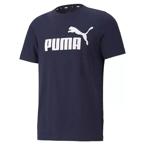 Puma Ess Logo Tee Camiseta de Deporte 