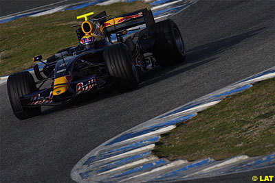 Webber es el más rápido con el viento como protagonista